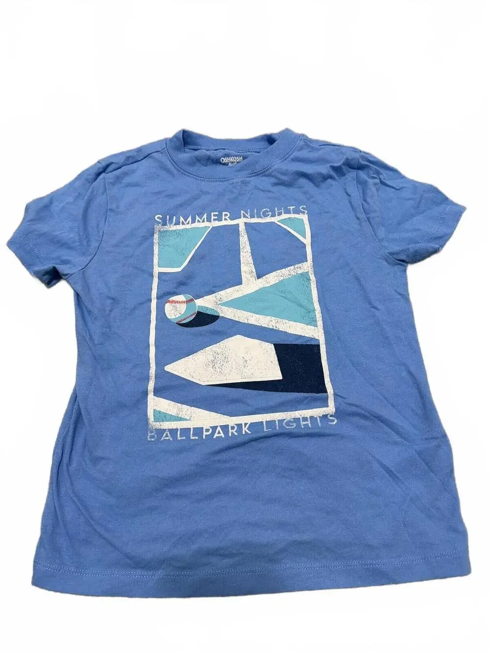 OshKosh B'gosh Boys Blue Summer Nights Tee Small